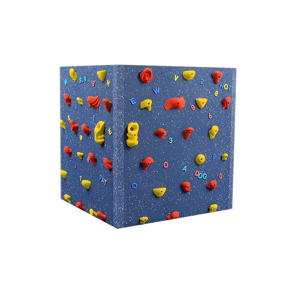WeeKidz Tyke Tower 4-Panel Climbing Wall with Safety Mats, 5 x 4 Feet 1414497